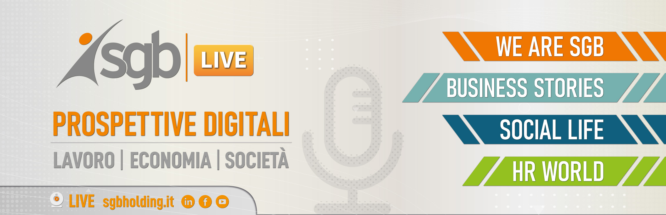 SGB LIVE: PROSPETTIVE DIGITALI PER IL MONDO DEL LAVORO